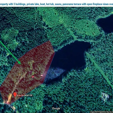 Orman Evi Heart Lake Wilderness Hideaway - Private Lake Ruokolahti